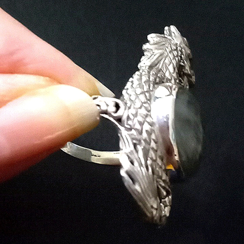 BALI LEGACY DRAGON ππ²π AND LABRADORITE RING. - Picture 6 of 8